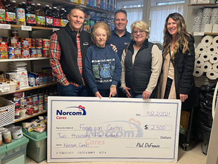 Norcom Mortgage executives recently donated $2,500 to Focus on Canton. The donation is part of a larger philanthropic effort by the company’s outreach division, Norcom Cares, where a total of $10,000 will be given to greater Hartford area nonprofits and organizations this holiday season.